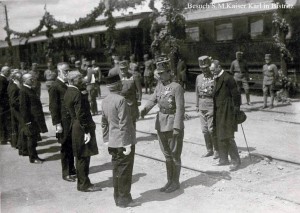 Vizita S.M.Kaiser Karl in Bistrita 1914 - 1918