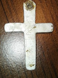 luftwaffe trench art cross