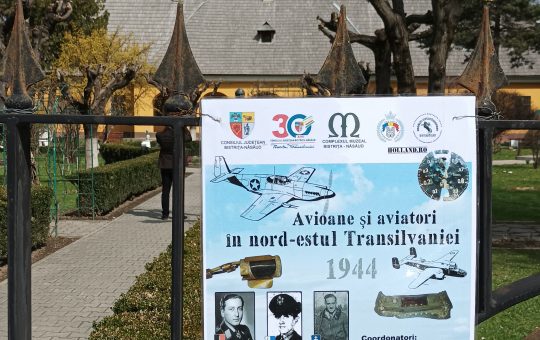 Foto vernisaj " Avioane si aviatori in N-E Transilvaniei" de la Muzeul Graniceresc Nasaudean - 2022