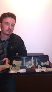 Un frumos depozit de bronz descoperit ieri in judetul Bistrita-Nasaud de catre Mirel Timariu