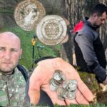 Tezaur monetar în total de 111 monede romane găsite lângă Arcalia