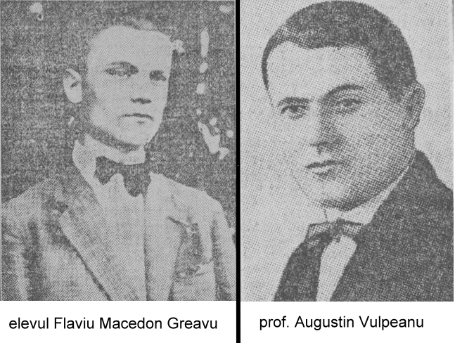victima Flaviu Macedon Greavu si criminalul Augustin Vulpeanu