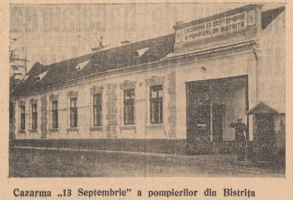 Cazarma pompierilor din Bistrita 1939